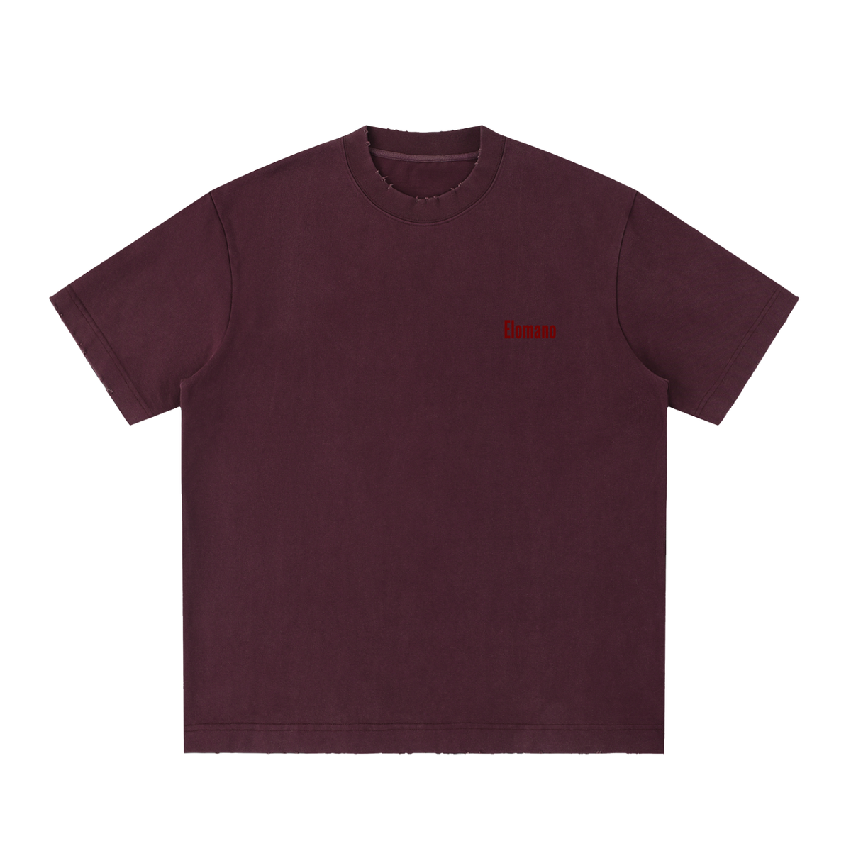 Heavyweight Vintage Washed Frayed T-Shirt
