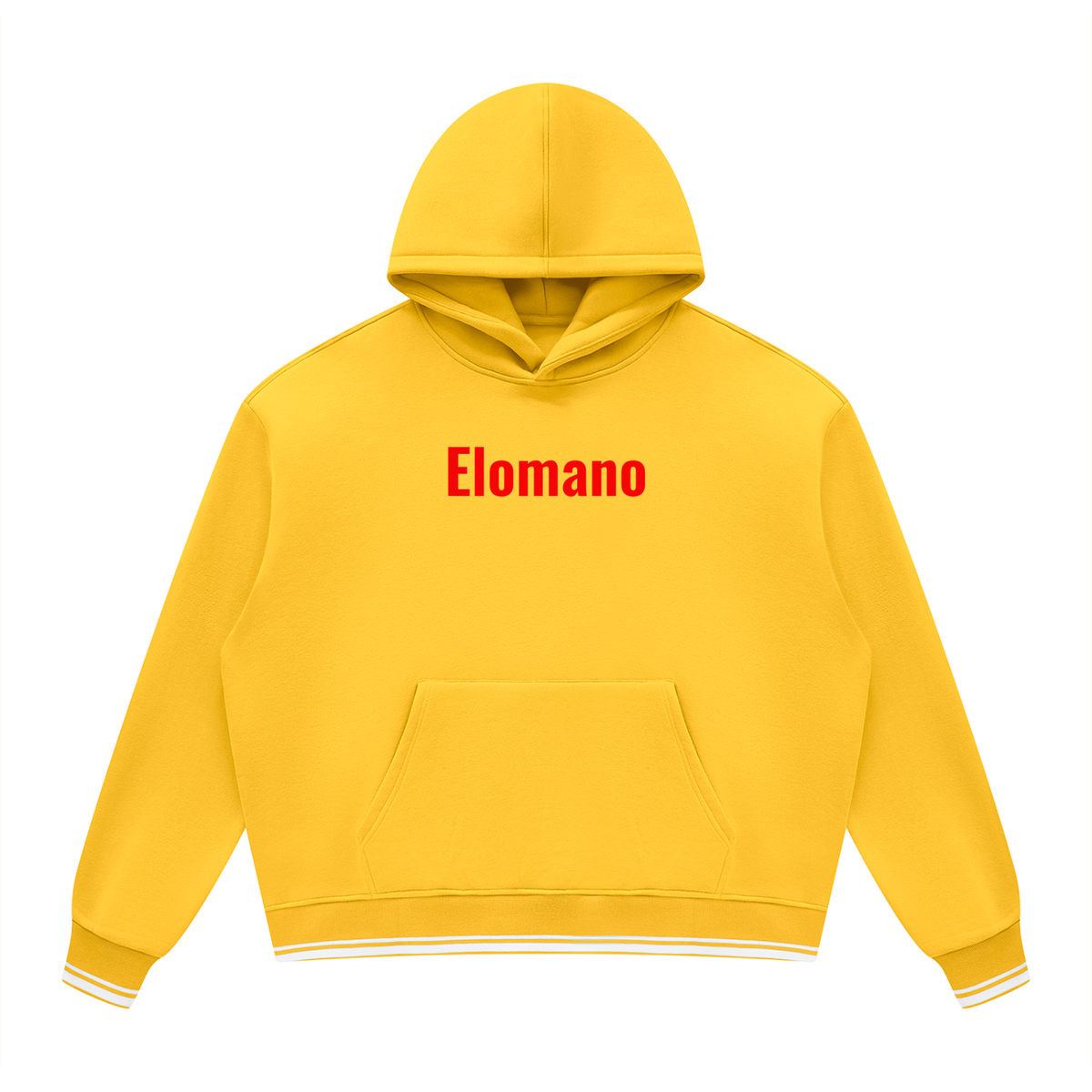 Unisex Oversized Color Block Fleece Hoodie