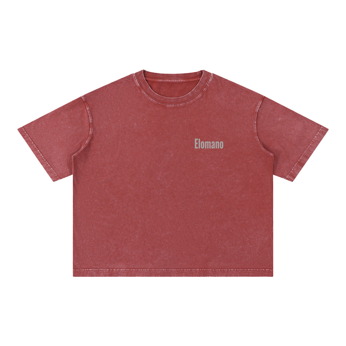 Mineral Wash Boxy Cotton T-Shirt