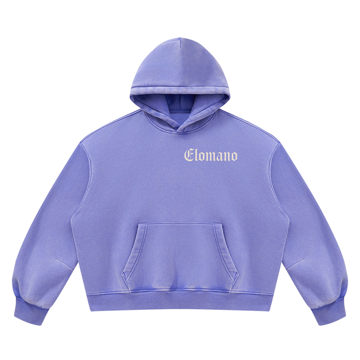 Unisex Vintage Wash Boxy Fleece Hoodie