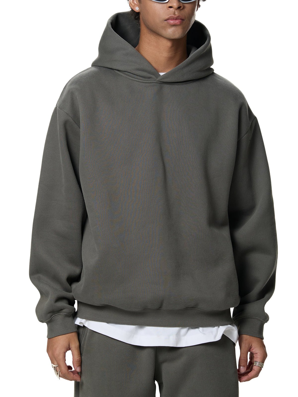 Fleeced Boxy Hoodie