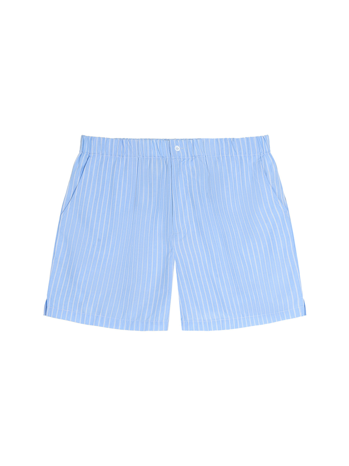 Striped Elastic Waist Shorts