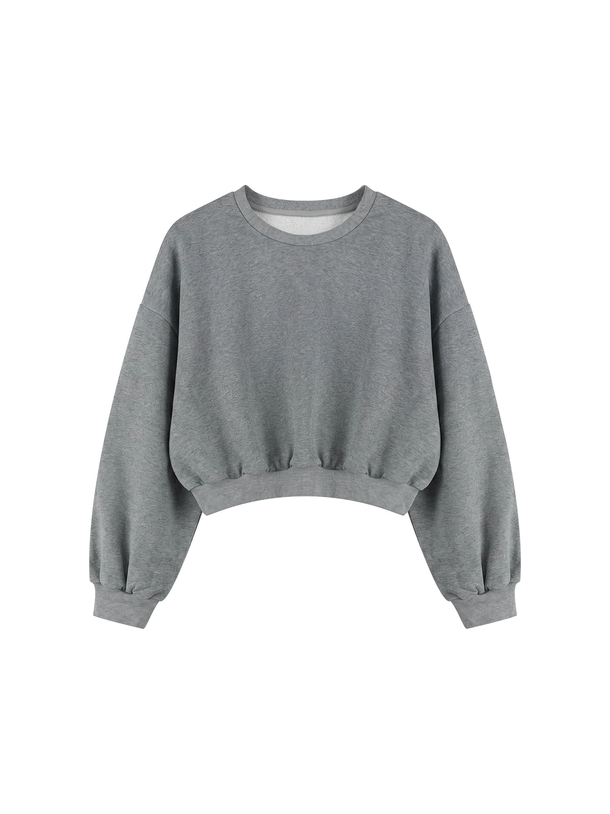 Women's Boxy Cropped Crewneck Sweatshirt