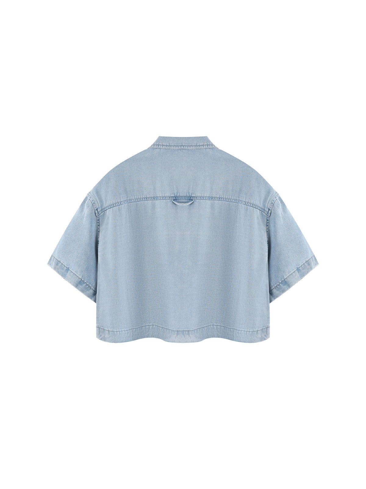 Women's Vintage Wash Boxy Cropped Shirt