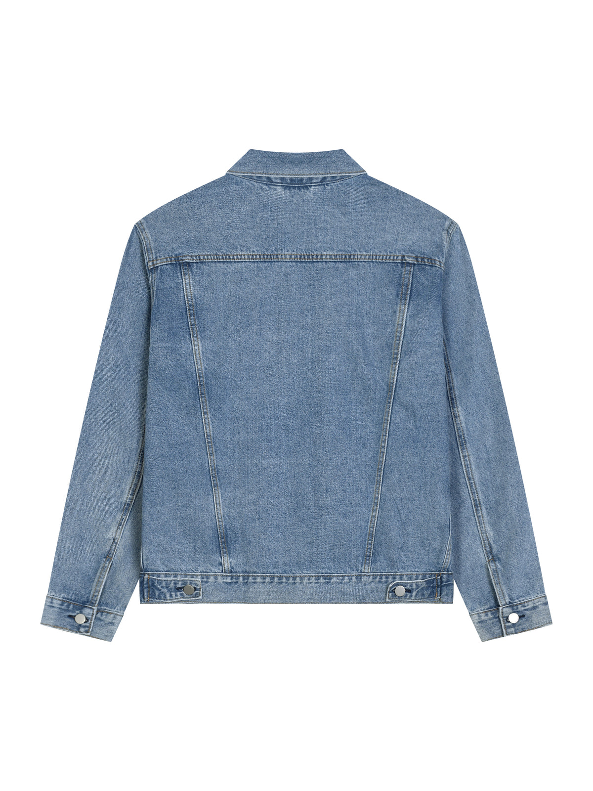 Unisex Vintage Wash Denim Jacket