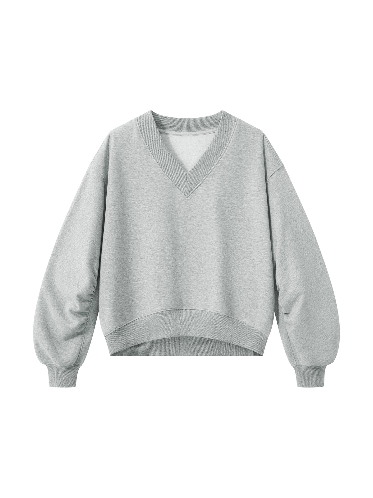 Women’s Crop V-Neck Sweatshirt