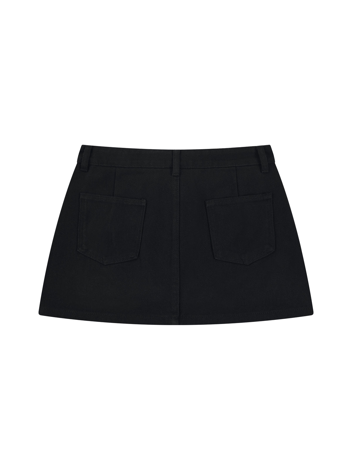 Women's Studded Denim Mini Skirt
