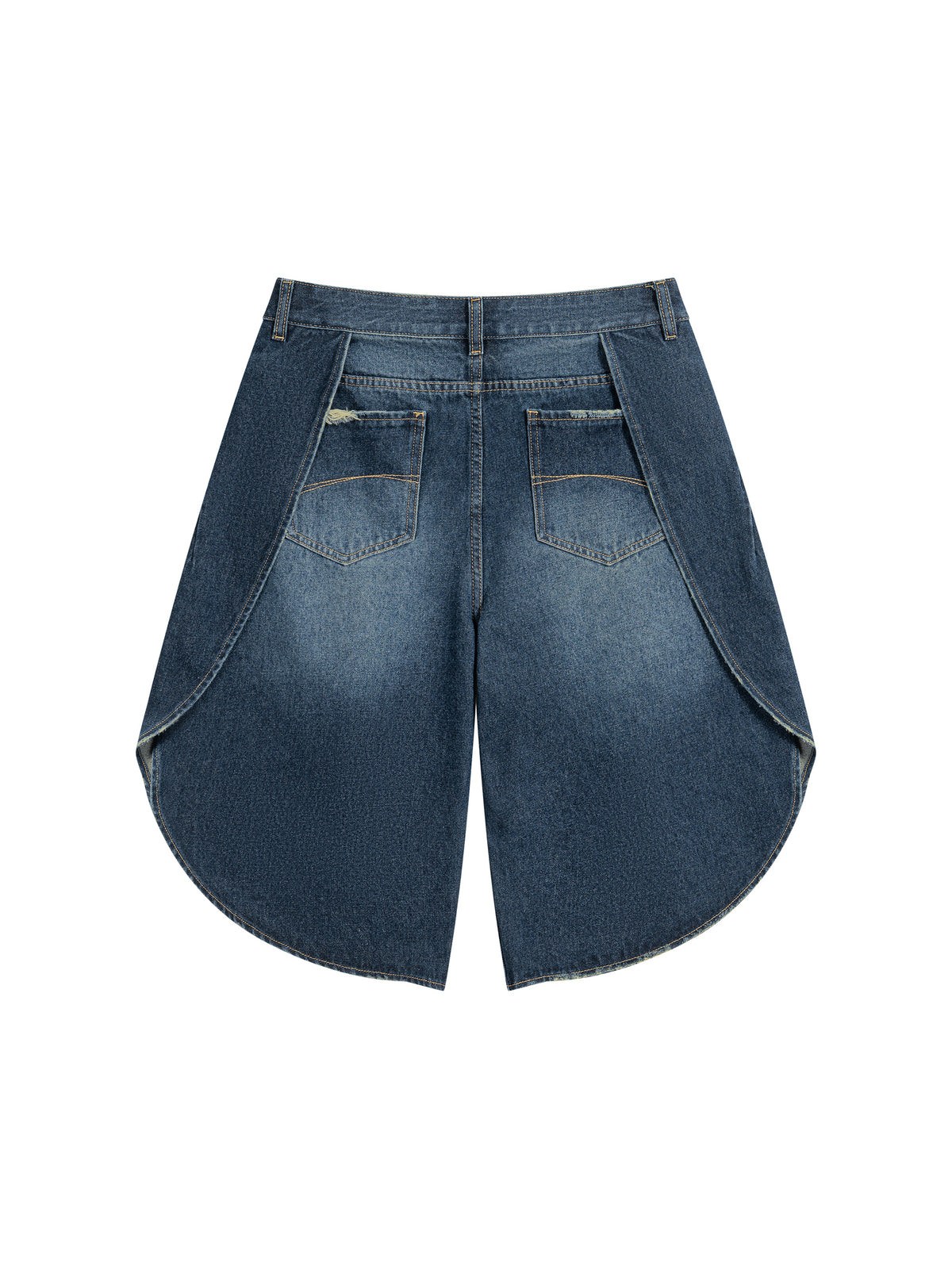 Men’s Wide Leg Denim Shorts