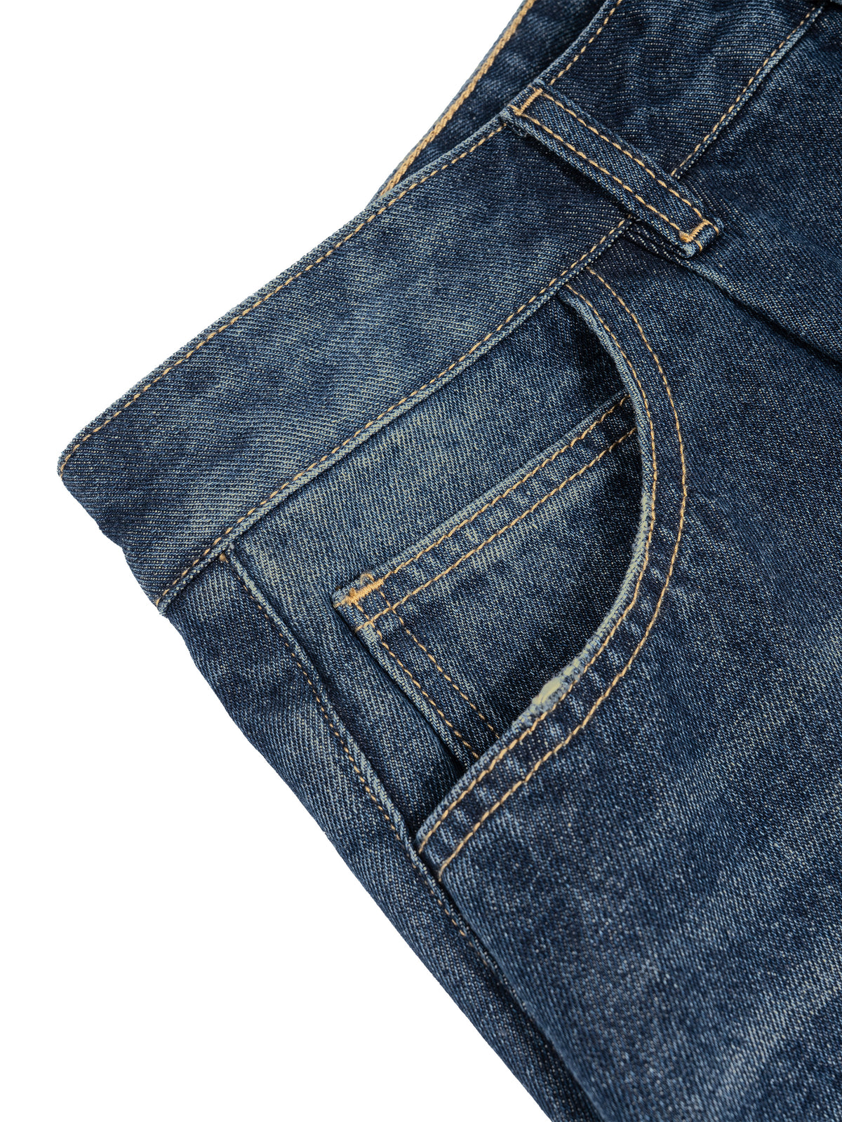 Men’s Wide Leg Denim Shorts