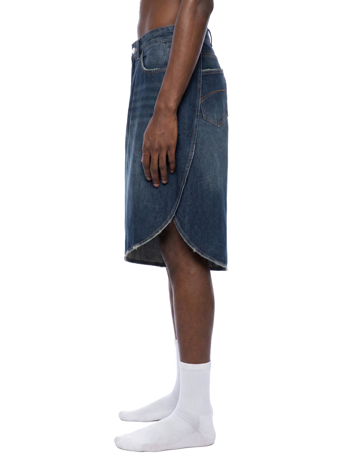 Men’s Wide Leg Denim Shorts