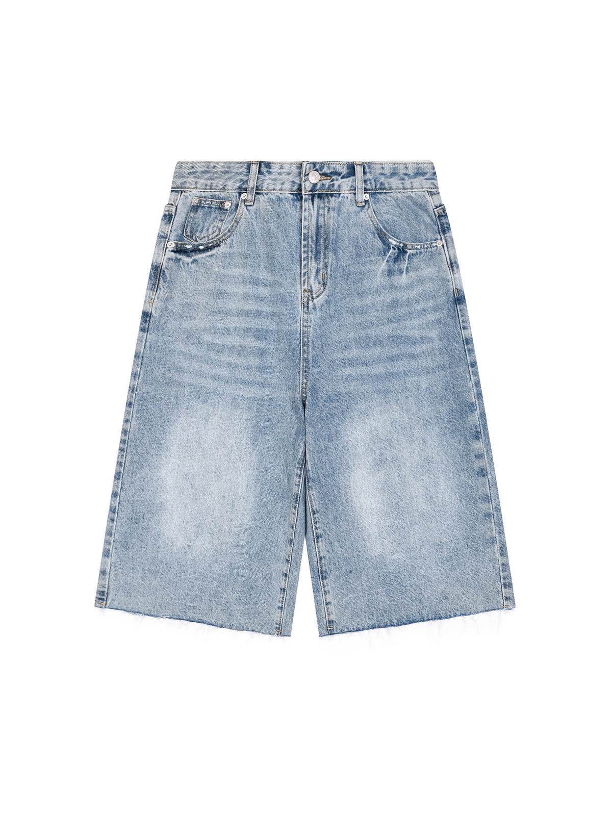 Men’s Vintage Wide Leg Denim Shorts