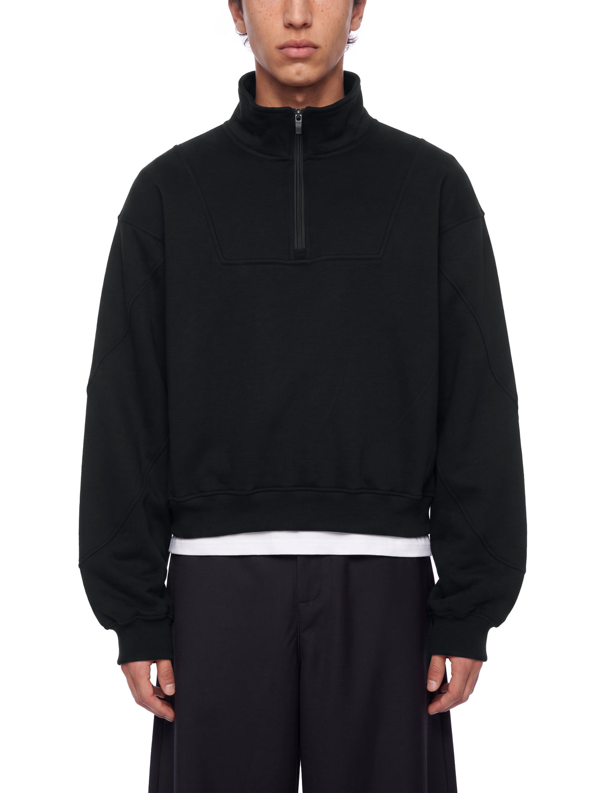 Women’s Loose Fleece Quarter-Zip Sweatshirt