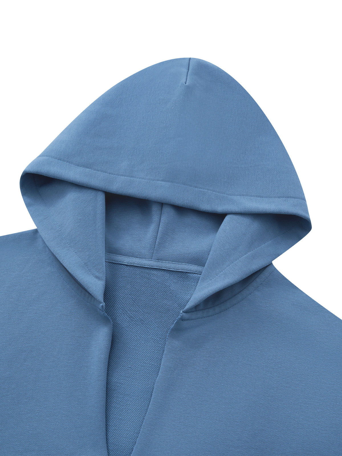 Unisex Boxy Raw Edge Hoodie