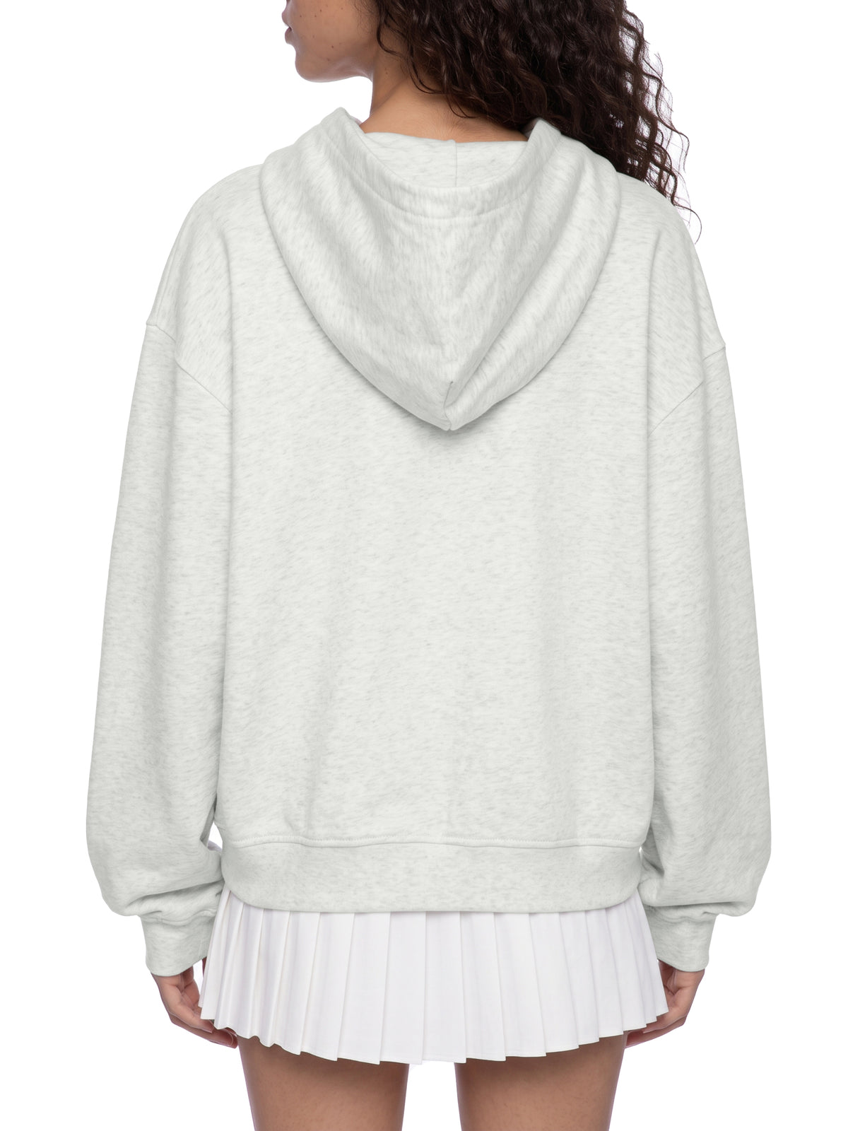 Unisex Boxy Raw Edge Hoodie