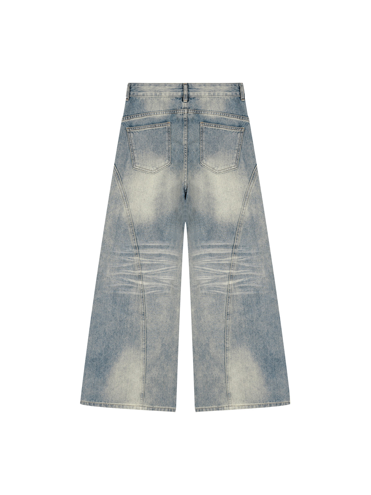 Women’s Vintage Wash Wide Leg Denim Jeans