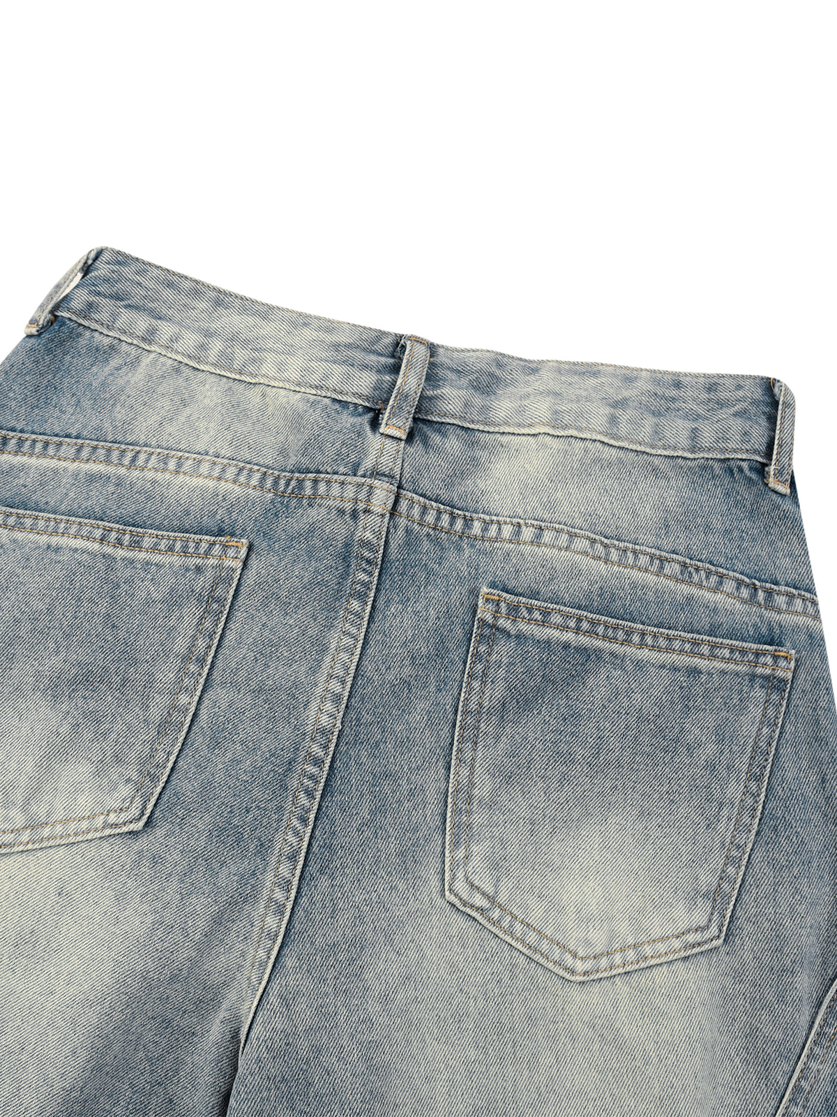 Women’s Vintage Wash Wide Leg Denim Jeans