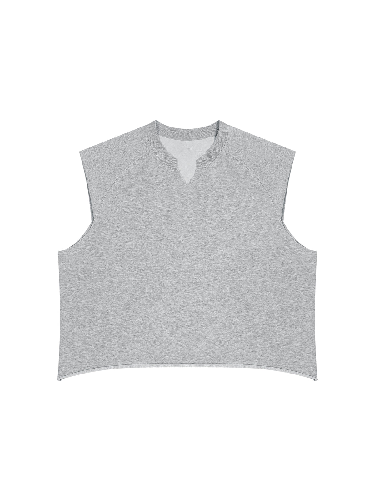 Men’s Boxy Raw Hem Tank Top